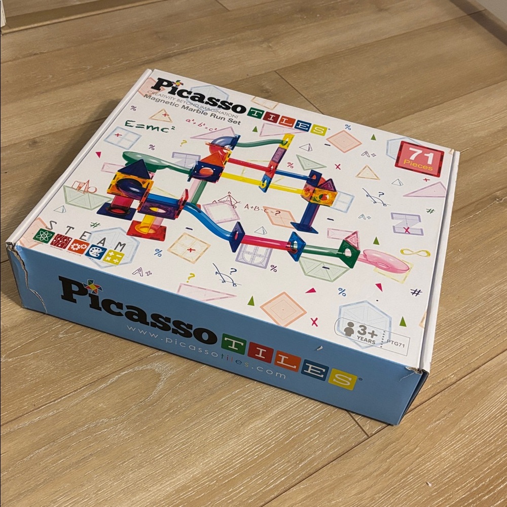 Magnetic Marble Run Set - Colorful Fun STEM learning!! - Picture 4 of 13
